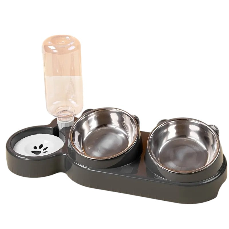 2-in-1 Voerbak- en Waterdispenser voor Huisdieren