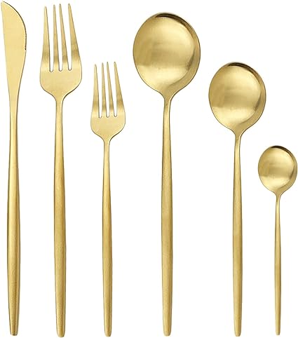 36-Delige Minimalistische Bestekset – Elegante En Moderne Eetgerei.