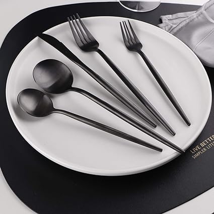 36-Delige Minimalistische Bestekset – Elegante En Moderne Eetgerei.