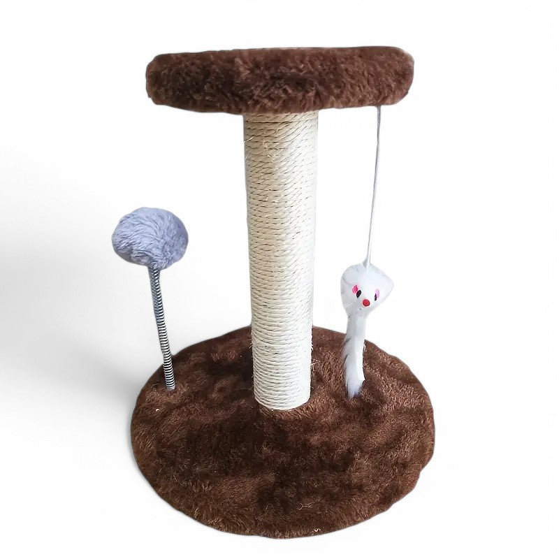 Kattenkrabpaal met Hangend Muisspeeltje