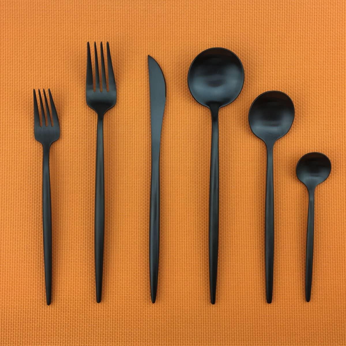 36-Delige Minimalistische Bestekset – Elegante En Moderne Eetgerei.
