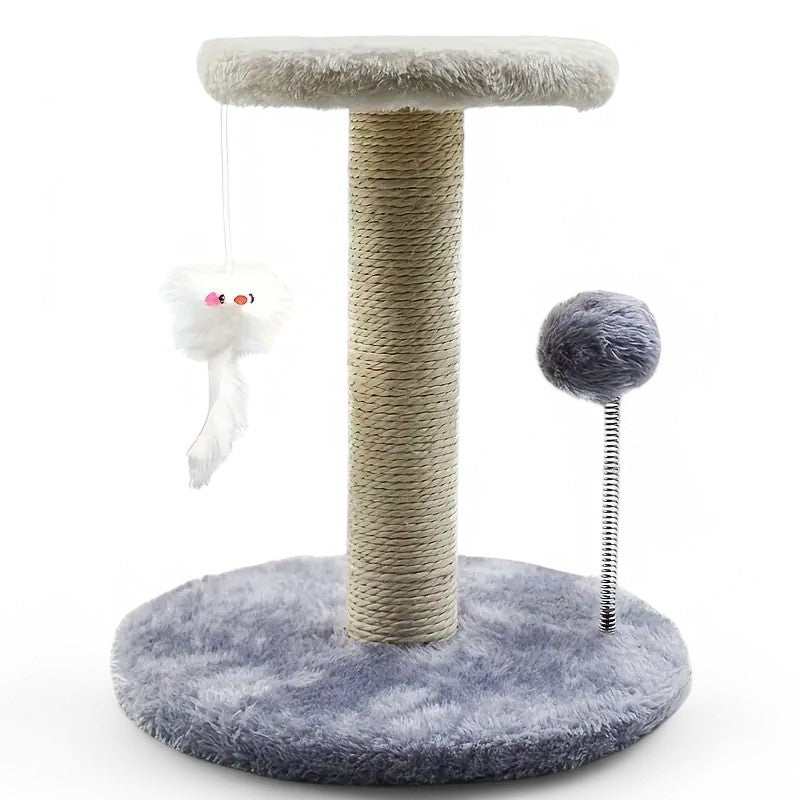 Kattenkrabpaal met Hangend Muisspeeltje