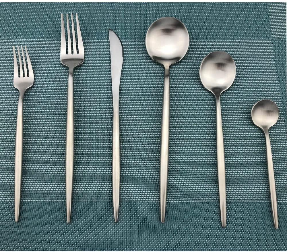 36-Delige Minimalistische Bestekset – Elegante En Moderne Eetgerei.