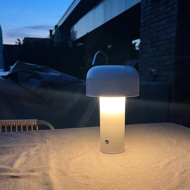 Draagbare USB Oplaadbare Touch Nachtkastlamp – Moderne Woonkamer Decoratieverlichting
