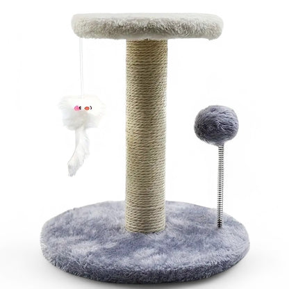 Kattenkrabpaal met Hangend Muisspeeltje