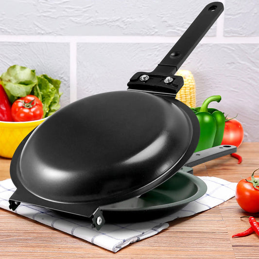 ChefCook Dubbelzijdige Anti-aanbakpan – Veelzijdig & Gemakkelijk Koken
